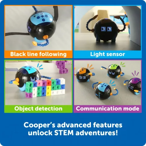Learning Resources Cooper the STEM Robot – programozható robot gyerekeknek, 5–9 év