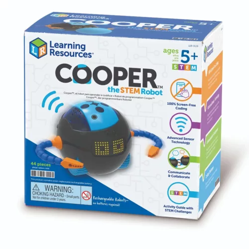 Learning Resources Cooper the STEM Robot – programozható robot gyerekeknek, 5–9 év