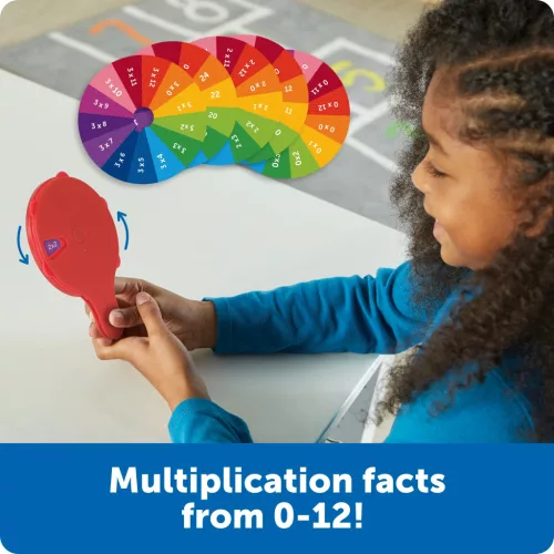 LER3792 - Skill Builders! Multiplication Quiz Wheel - szorzótábla gyakorló kvízkerék
