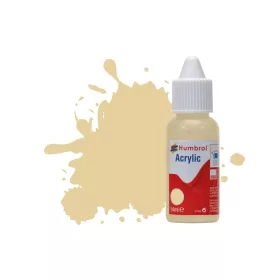 Humbrol Acrylic - Pale Stone Matt (121) 14ml (DB0121)