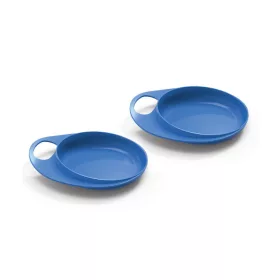 Nuvita EasyEating tányér 2db - blue - 8451