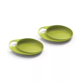Nuvita EasyEating tányér 2db - green - 8451