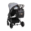 Chipolino babakocsira rögzíthető hátizsák - Black Leather 