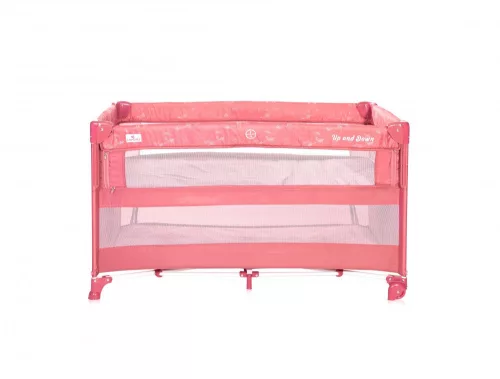 Lorelli Up and Down multifunkciós  utazóágy - Rose Velvet Unicorn