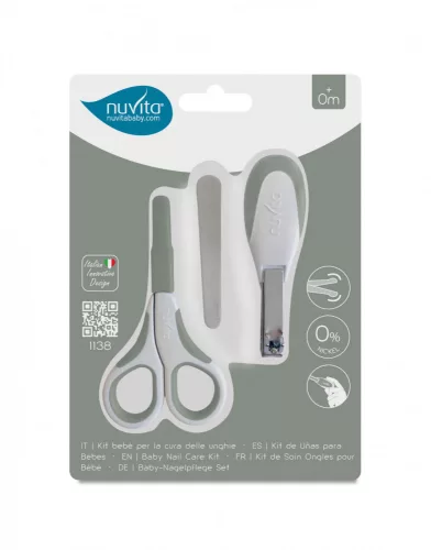 Nuvita körömápolási szett - Sage Green - 1138
