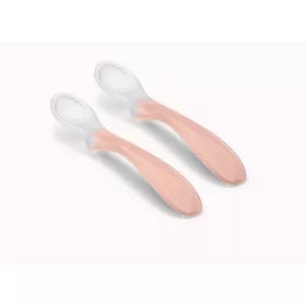 Nuvita 2Darab-os szilikon kanál szett - English Rose - 8480