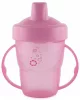 Baby Care itatópohár fogantyúval 210ml magas - pink