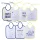 Baby Care 7Darab-os előke, megkötős - Unisex