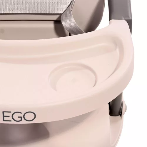 Lorelli Ego Plus székre szerelhető ülésmagasító - White Fluff PU Leather