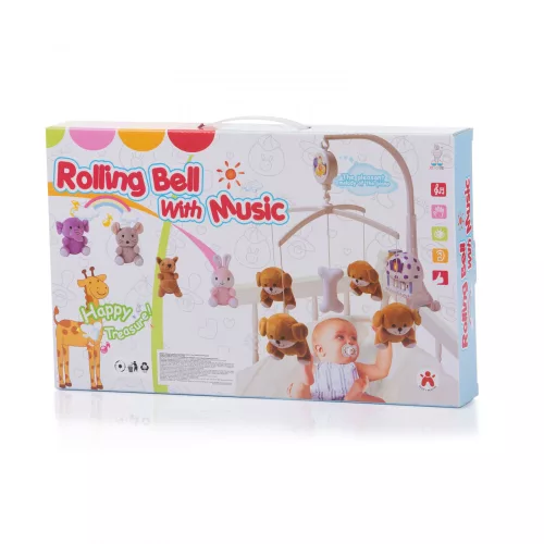 Chipolino Zenélő forgó - Blue rabbits