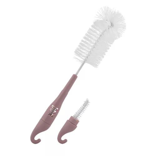 Baby Care cumi és cumisüvegmosó kefe - Blush Pink