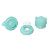 Baby Care etetőháló fogóval - blue/green
