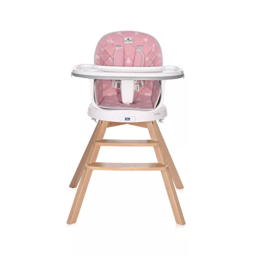 Lorelli Napoli forgatható etetőszék - Pink bears