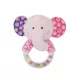 Lorelli Toys Plüss csörgő - Pink elefánt