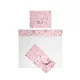 Lorelli Tiny Dream Trio ágynemű garnitúra 60x120 - Pink Ballerina Bear