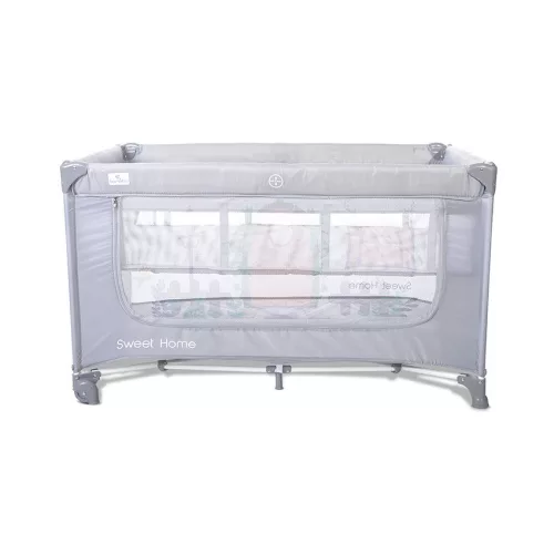 Lorelli Sweet Home 2, multifunkciós utazóágy tetővel - Grey