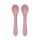 Lorelli Szilikon kanalak, 2 db - deep pink