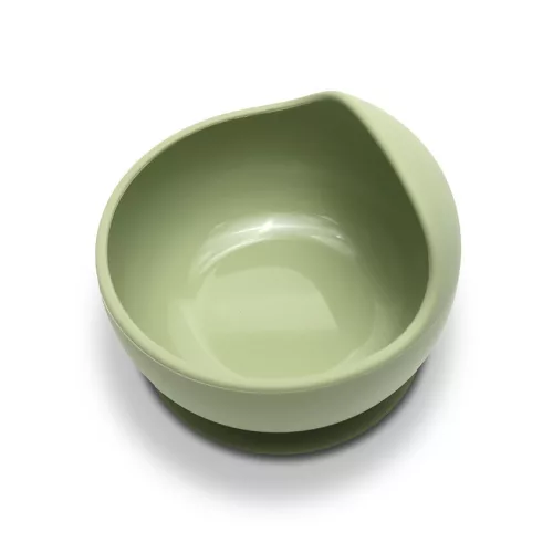 Lorelli Szilikon tál tapadókoronggal - Fresh Green