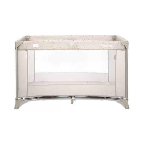 Lorelli Carina 1 fix utazóágy - Beige Stars