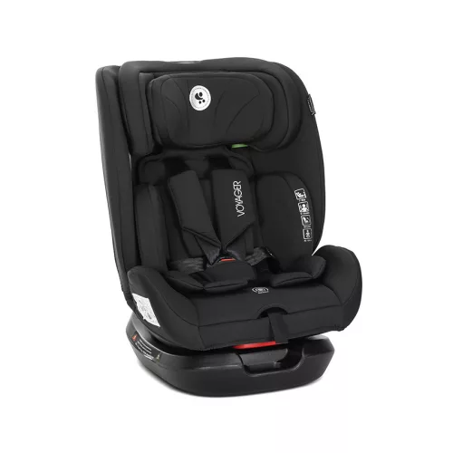 Lorelli Voyager i-Size autósülés 40-150cm + nyakpárna - Black