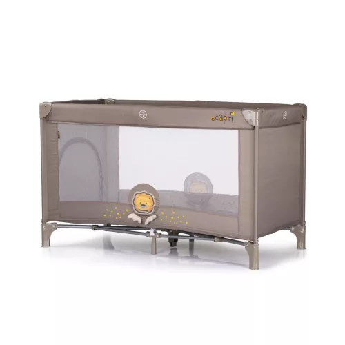 Chipolino Capri fix utazóágy - Lion beige