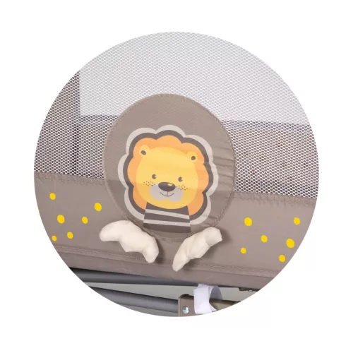 Chipolino Capri fix utazóágy - Lion beige