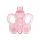 Baby Care Pillangós hűthető rágóka - Shell Pink