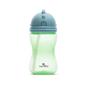 Lorelli szívószálas sport itató - Blue/Green