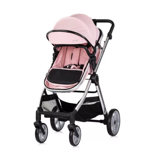 Chipolino Vista babakocsi 2:1-ben mózessé alakítható sportrésszel - Pink Marshmallow