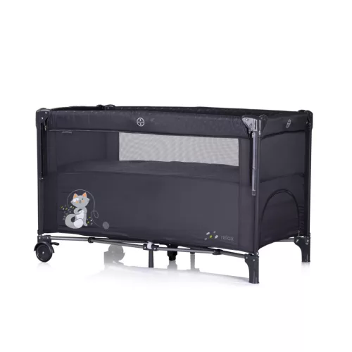 Chipolino Relax multifunkciós utazóágy - Anthracite