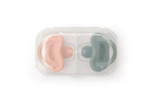 Nuvita Orthosoft Light 2db-os cumi szett 0+ - English Rose/Sage Green - 7052