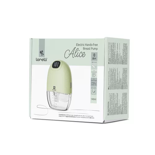 Lorelli Alice Hands Free elektromos mellszívó - Green