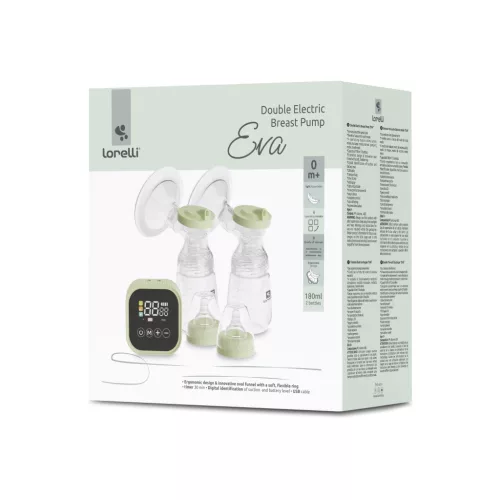 Lorelli Eva dupla elektromos mellszívó - Green