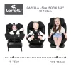 Lorelli Capella autósülés ISOFIX 40-150cm - Grey
