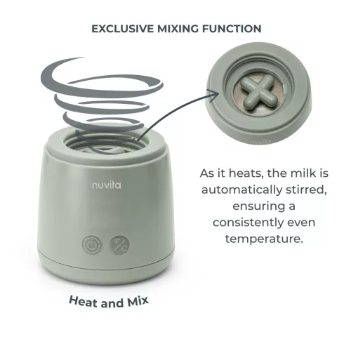 Nuvita Univerzális hordozható cumisüveg-melegítő Mix70 melegítő és keverő funkcióval - 1164