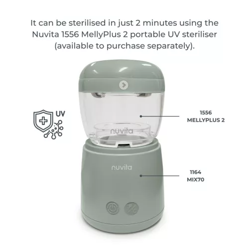 Nuvita Univerzális hordozható cumisüveg-melegítő Mix70 melegítő és keverő funkcióval - 1164