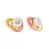 Baby Care cumi kupakkal 2db 6M+ - YELLOW/PINK