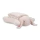 Lorelli Poffy Duo takaró 75x90 cm párnával 45x30 cm - Peach Bunny