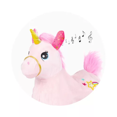 Chipolino ugráló lovacska hanggal - pink
