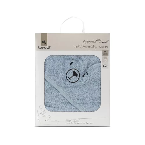 Lorelli kapucnis kifogó 90/90 - Soft Blue