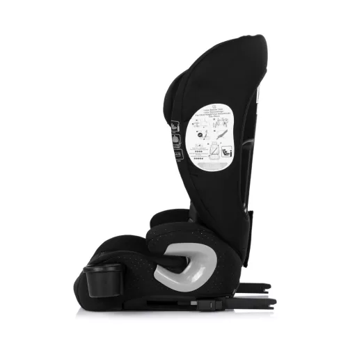 Chipolino Patrol autósülés Isofix 100-150cm - noir