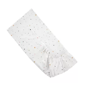 Lorelli gumis lepedő 60x120 + 15cm - Happy Friends Blue