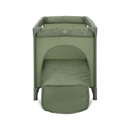 Lorelli Carina 2 multifunkciós utazóágy - Oil Green Stars