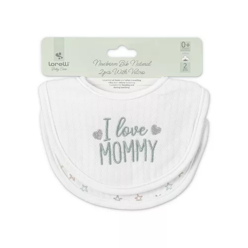 Lorelli Natural tépőzáras előke 2db - Unisex