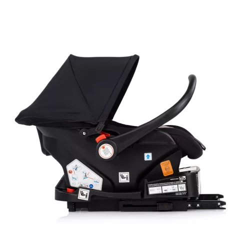 Chipolino Amore autóshordozó adapterrel 40-87cm - Noir