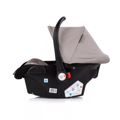 Chipolino Amore autóshordozó adapterrel 40-87cm - Latte