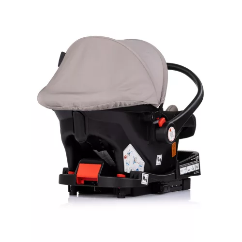 Chipolino Amore autóshordozó adapterrel 40-87cm - Latte