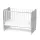 Lorelli Stars ringatható kiságy 60x120 - White / Artwood