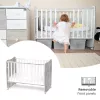 Lorelli Stars ringatható kiságy 60x120 - White / Amber