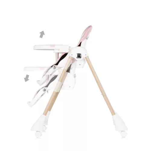 Chipolino Candy Shop multifunkciós etetőszék - Powder pink